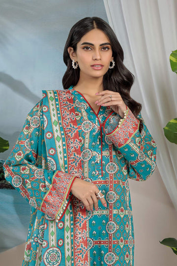 Bonanza Satrangi Aso223p16 Teal Eid Prints 2022 Online Shopping